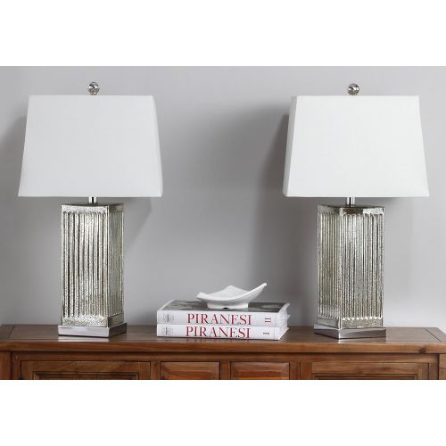  Safavieh Lighting Collection Rock Crystal 27-inch Table Lamp (Set of 2)