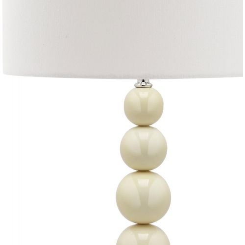  Safavieh Lighting Collection Jenna Marine Blue Stacked Ball 31-inch Table Lamp (Set of 2)