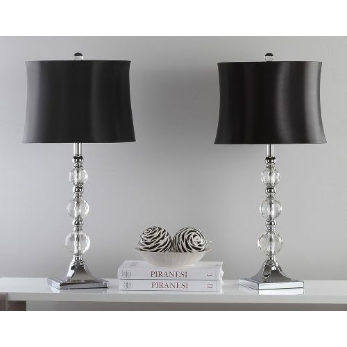  Safavieh Lighting Collection Maeve Crystal Ball 28-inch Table Lamp (Set of 2)