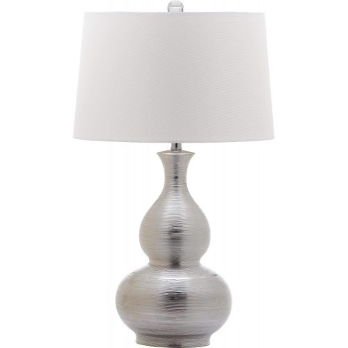  Safavieh Lighting Collection Cahaba Silver Table Lamp, 31