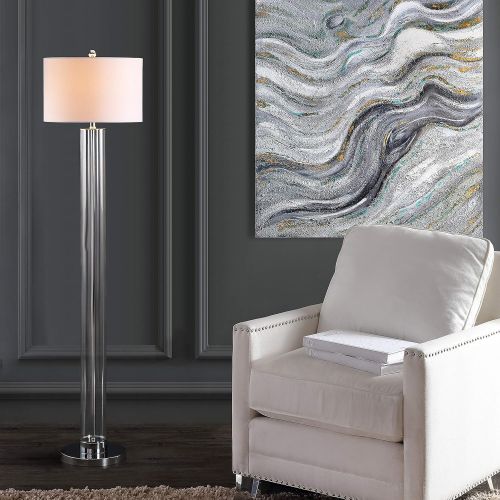  Safavieh FLL4017A Lighting Collection Lovato 64 Clear Floor Lamp