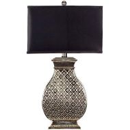 Safavieh Lighting Collection Malaga Silver 29-inch Table Lamp