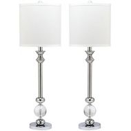 Safavieh Lighting Collection Erica Crystal Candlestick 31-inch Table Lamp (Set of 2)