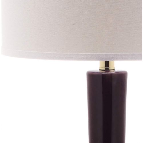  Safavieh Lighting Collection Mae Long Neck White Ceramic 30.5-inch Table Lamp (Set of 2)