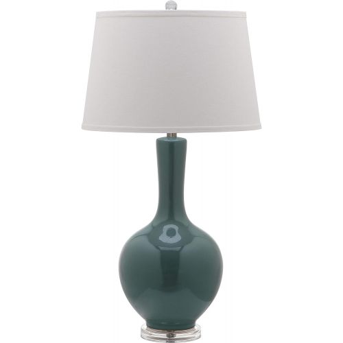 Safavieh Lighting Collection Blanche Gourd Navy 32-inch Table Lamp (Set of 2)
