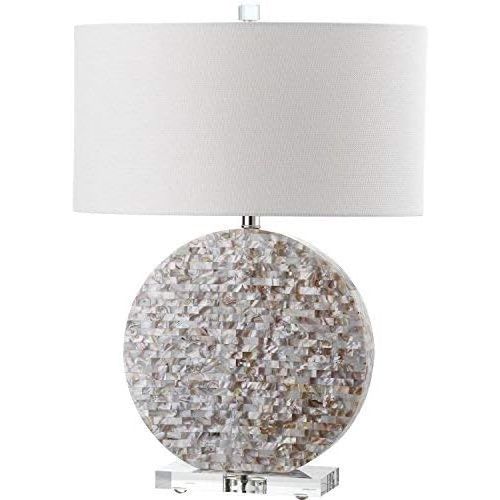  Safavieh Lighting Collection Lindsey Cream 26.5-inch Table Lamp