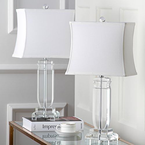  Safavieh Lighting Collection Olympia Crystal 25-inch Table Lamp (Set of 2)