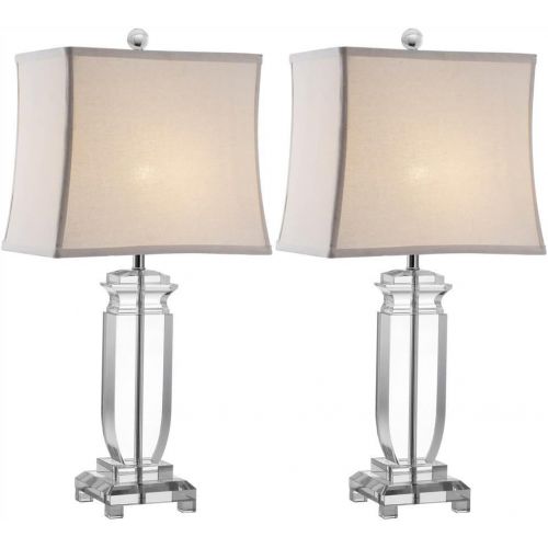  Safavieh Lighting Collection Olympia Crystal 25-inch Table Lamp (Set of 2)