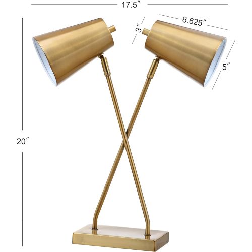  Safavieh TBL4031A Lighting Collection Kera Gold Table Lamp