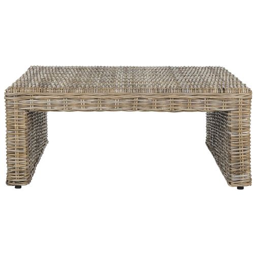  Safavieh Home Collection Persis Natural Wicker Coffee Table