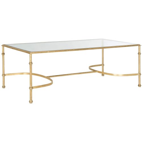  Safavieh Home Collection Lucille Coffee Table, Gold