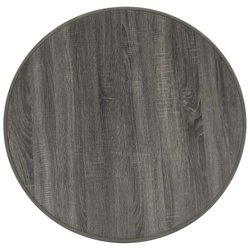  Safavieh FOX4257B Home Collection Malone Dark Retro Mid-Century Dark Grey Wood Coffee Table