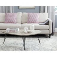 Safavieh Home Collection Wynton Oak and Black Coffee Table