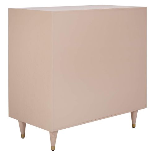  Safavieh SFV8101C Couture High Line Collection Broderick Pink and Antique Gold Wave Chest