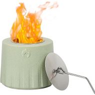 Mini Tabletop Fire Pit, Safcare Smokeless Table Top Fire Bowl with Matte Finish, Bio Ethanol Fireplace for Birthday Parties, Christmas, Halloween and Other Holiday, Indoor or Patio S'Mores Maker