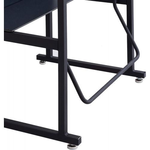  Safco Products AlphaBetter Adjustable-Height Desk, 1206BE, 36W x 24D Standard Desktop, Swinging Footrest Bar