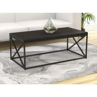 Safdie & Co. 81036.Z.74 Living Room Coffee Coktail Tea Center Table-48 L/Grey Wood/Modern Low Table