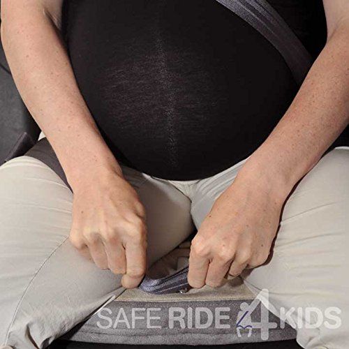  Safe Ride 4 Kids Award-winning Tummy Shield, Only Pregnancy Seat Belt Adjuster Crash Tested for Increased Safety and Comfort, a Must-Have To Protect Your Unborn Baby