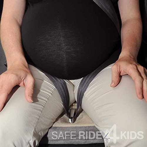  Safe Ride 4 Kids Award-winning Tummy Shield, Only Pregnancy Seat Belt Adjuster Crash Tested for Increased Safety and Comfort, a Must-Have To Protect Your Unborn Baby