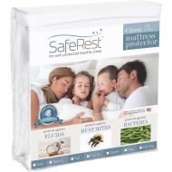 SafeRest Classic Plus Hypoallergenic 100% Waterproof Mattress Protector - Vinyl Free, Multiple Sizes