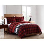SafeRest Pine Creek Lodge Reversible Comforter Set Including Shams - Premium Luxury Bed Spread, Rustic Southwestern Style Perfect for Hunters, Cabins and Lodges (Mount Logan, Twin)