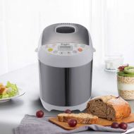 Safeplus Bread Machine - Stainless Steel 2LB 550W Electric Programmable Breadmaker