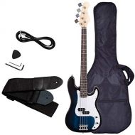 Electric Bass Guitar, Safeplus Starters Acoustic Guitar Full Size 4 String Package with Guitar Bag, Strap, Guitar pick, Amp cord