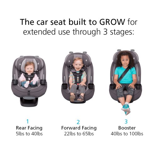  Safety 1st Grow and Go 3-In-1 Convertible Car Seat, Blue Coral