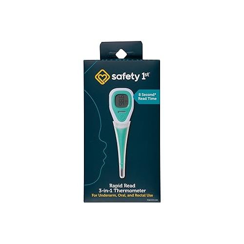  Safety 1st Rapid Read 3-In-1 Thermometer, Aqua, One Size