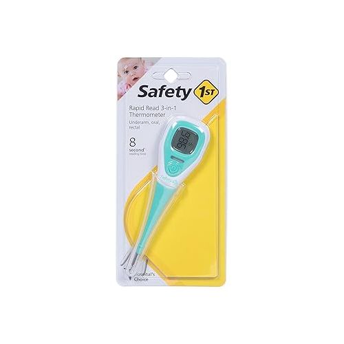  Safety 1st Rapid Read 3-In-1 Thermometer, Aqua, One Size