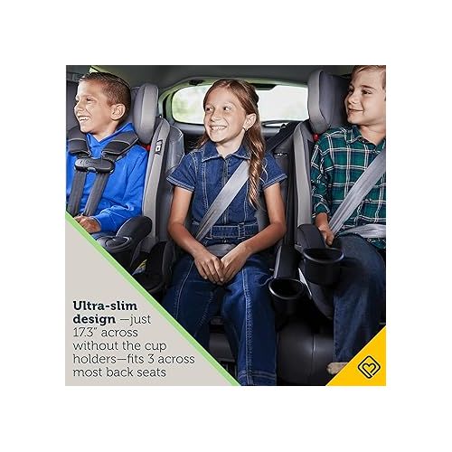  Safety 1st Everslim DLX Slim Convertible Car Seat- A 4-in-1 Convertible Child Safety Car Seats; Baby Car Seats for 5-100 lbs, Dunes Edge