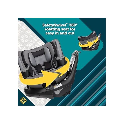  Safety 1st Turn and Go 360 DLX Rotating All-in-One Car Seat, Provides 360° seat Rotation, Dunes Edge