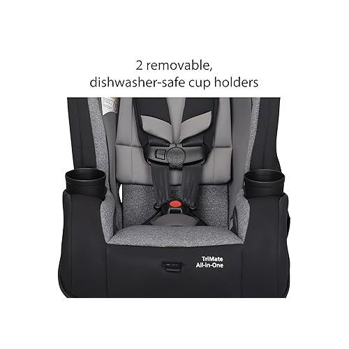  Safety 1st TriMate All-in-One Convertible Car Seat, All-in-one Convertible with Rear-Facing, Forward-Facing, and Belt-Positioning Booster, High Street