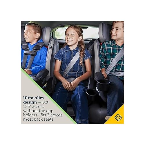  Safety 1st Everslim DLX Slim Convertible Car Seat- A 4-in-1 Convertible Child Safety Car Seats; Baby Car Seats for 5-100 lbs, High Street