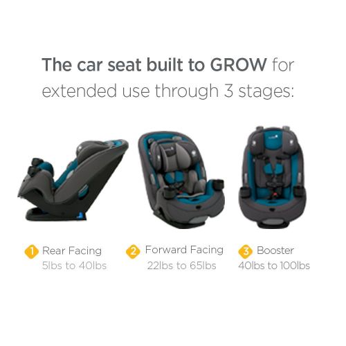  Safety 1st Grow and Go 3-in-1 Convertible Car Seat, Aqua Pop