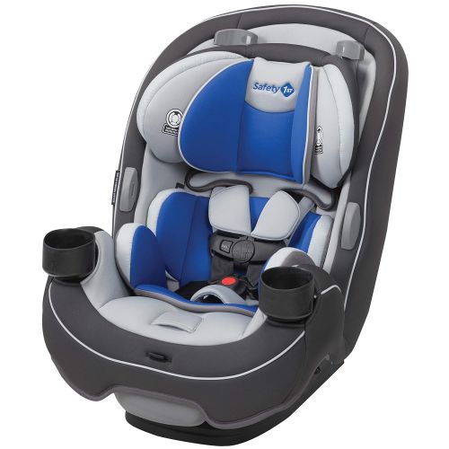  [아마존베스트]Safety 1st Grow and Go 3-in-1 Convertible Car Seat, Carbon Wave, Grey, Blue