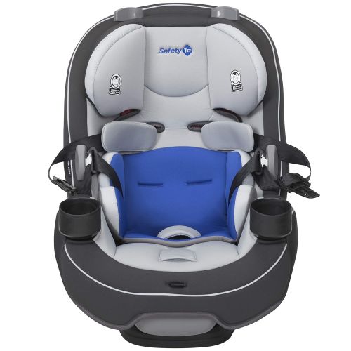  [아마존베스트]Safety 1st Grow and Go 3-in-1 Convertible Car Seat, Carbon Wave, Grey, Blue