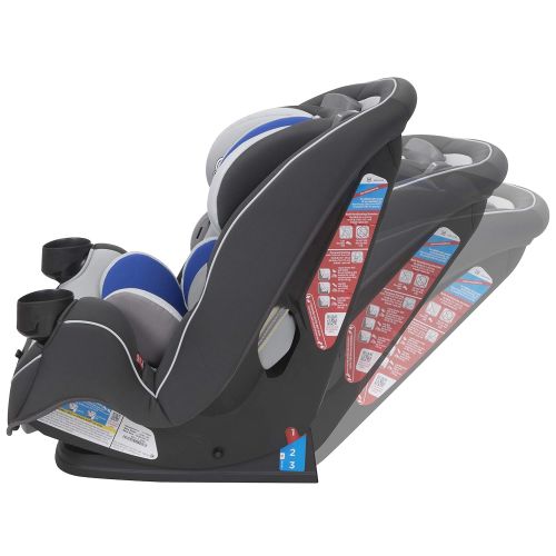  [아마존베스트]Safety 1st Grow and Go 3-in-1 Convertible Car Seat, Carbon Wave, Grey, Blue