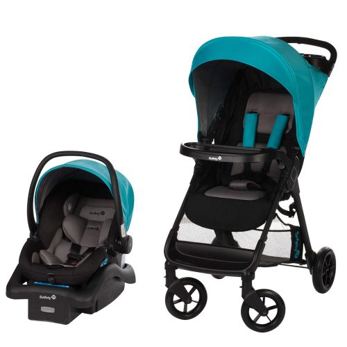  [아마존베스트]Safety 1st Smooth Ride Travel System with onBoard 35 Infant Car Seat, Lake Blue