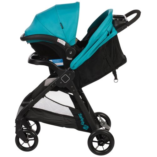  [아마존베스트]Safety 1st Smooth Ride Travel System with onBoard 35 Infant Car Seat, Lake Blue