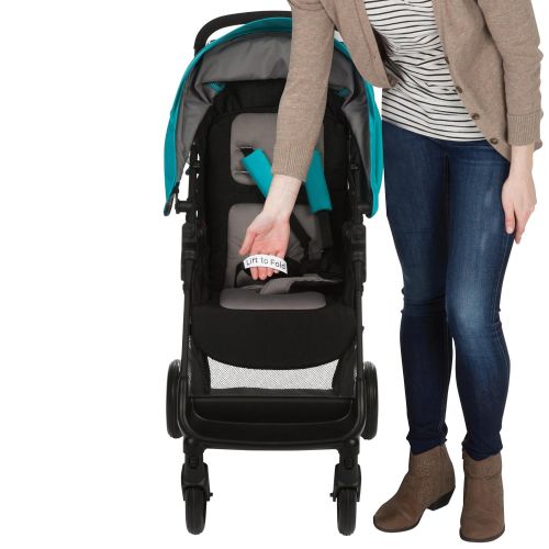  [아마존베스트]Safety 1st Smooth Ride Travel System with onBoard 35 Infant Car Seat, Lake Blue