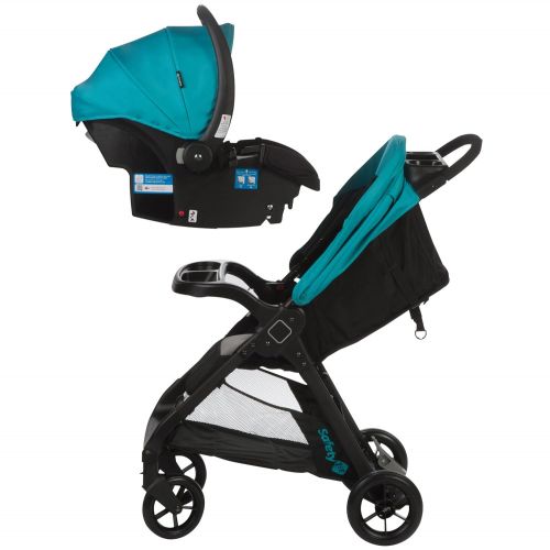  [아마존베스트]Safety 1st Smooth Ride Travel System with onBoard 35 Infant Car Seat, Lake Blue