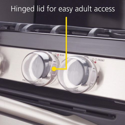  [아마존베스트]Safety 1st Child Proof Clear View Stove Knob Covers (Set of 5)