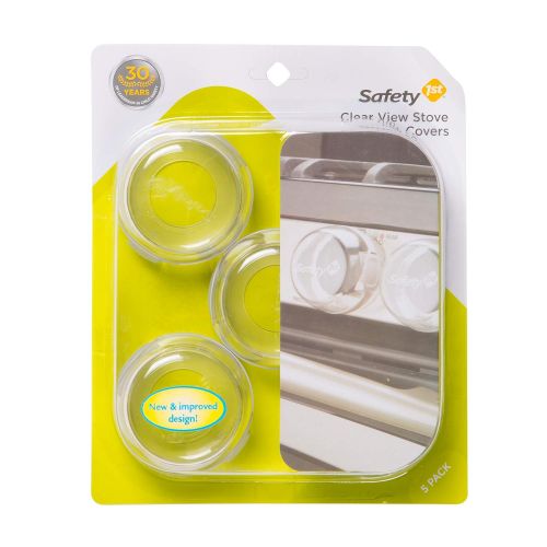  [아마존베스트]Safety 1st Child Proof Clear View Stove Knob Covers (Set of 5)