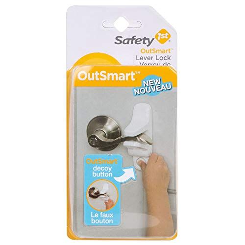  [아마존베스트]Safety 1st OutSmart Child Proof Door Lever Lock (White)