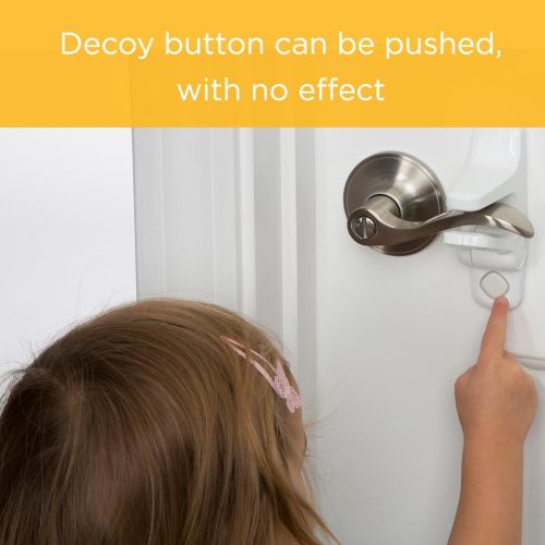  [아마존베스트]Safety 1st OutSmart Child Proof Door Lever Lock (White)