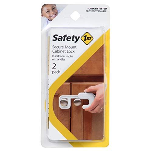  [아마존베스트]Safety 1st Secure Mount Cabinet Lock, 2 Count