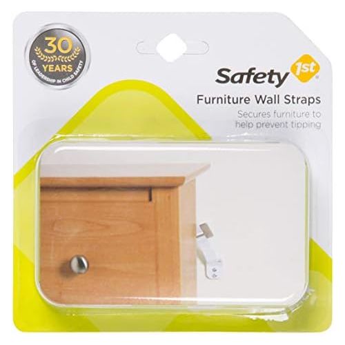  [아마존베스트]Safety 1st Furniture Wall Straps 2 Count