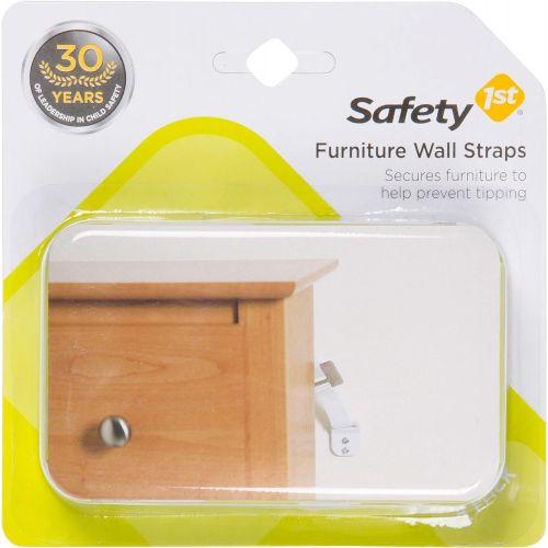  [아마존베스트]Safety 1st Furniture Wall Straps 2 Count