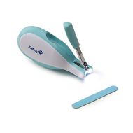 [아마존베스트]Safety 1st Sleepy Baby Nail Clipper With Built-in LED Light 2 Pack, Colors May Vary